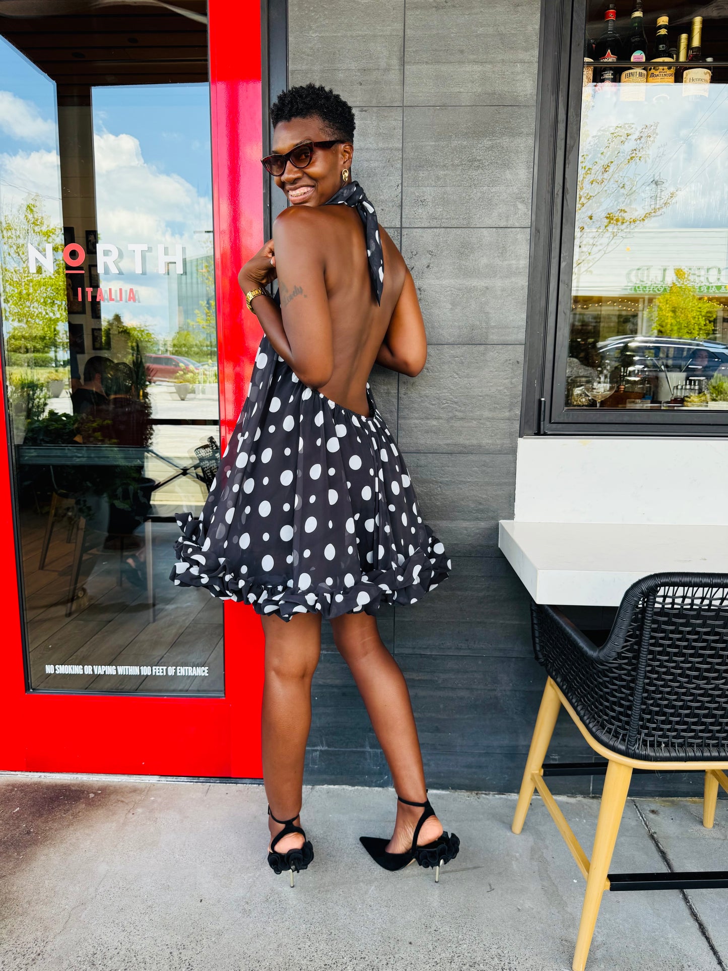 MAIA BACKLESS DRESS
