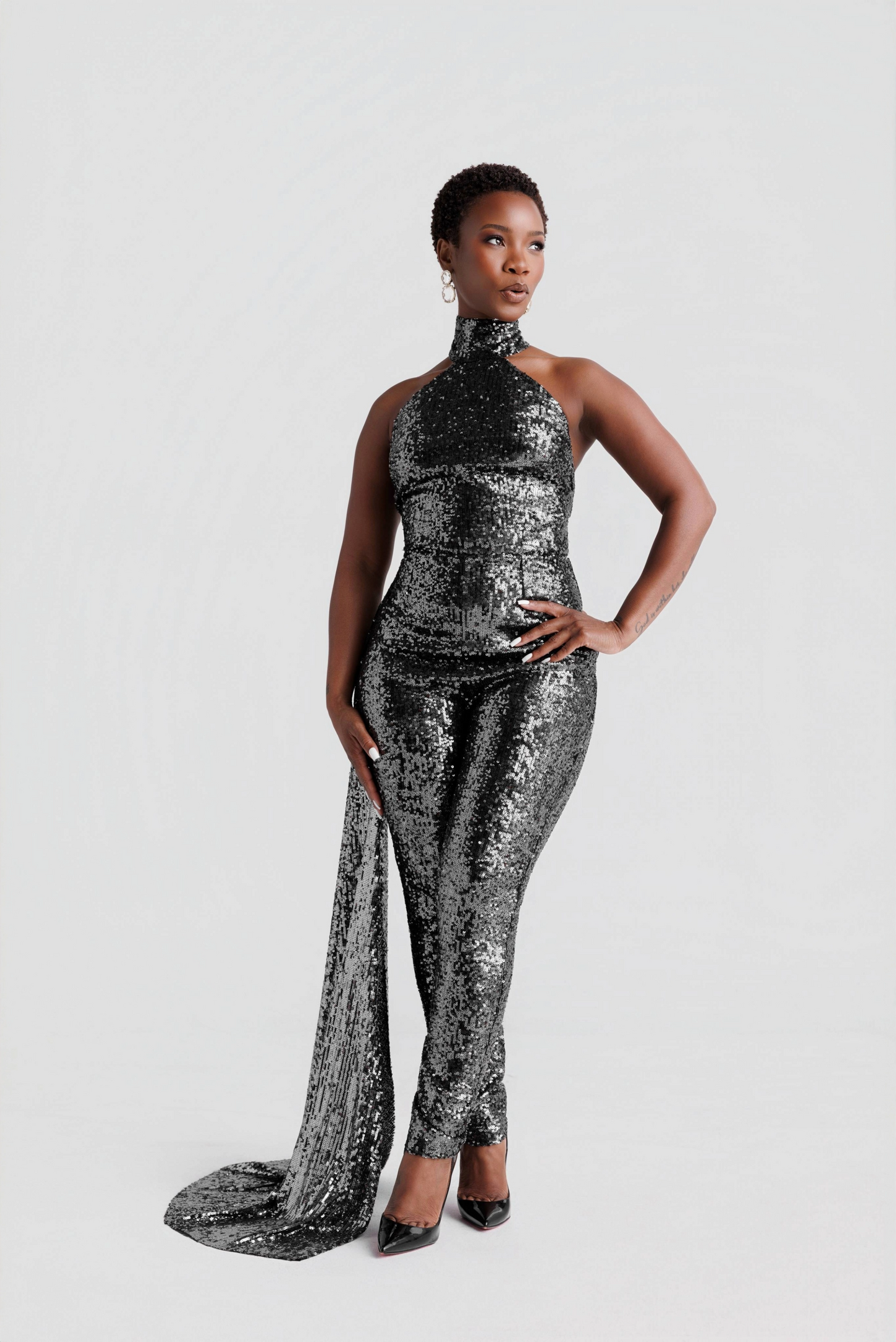 ZARIA SEQUIN JUMPSUIT